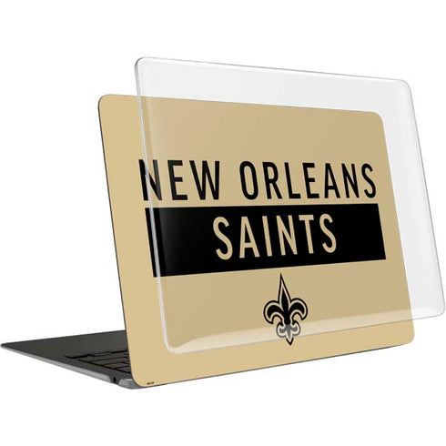NFL New Orleans Saints Gold Performance Series MacBook Air 13in (2020) Case plus Skin